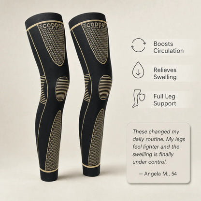 Premium Copper Leg Sleeve