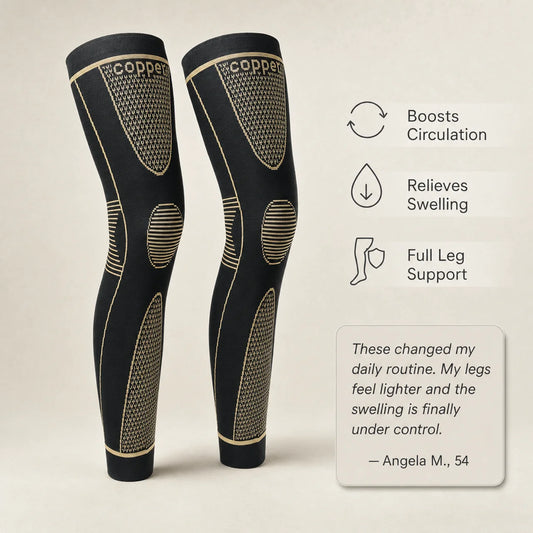 Premium Copper Leg Sleeve