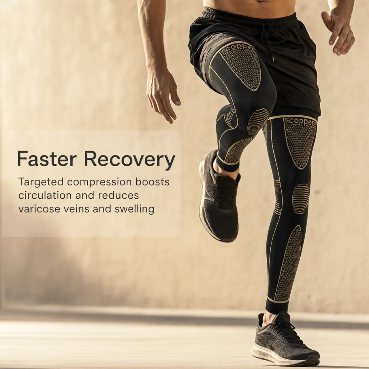 Premium Copper Leg Sleeve